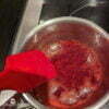 framboise sucre chauffer