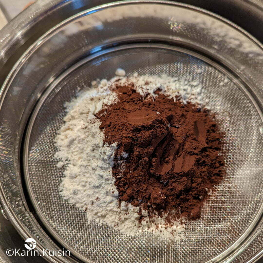 cacao farine tamiser