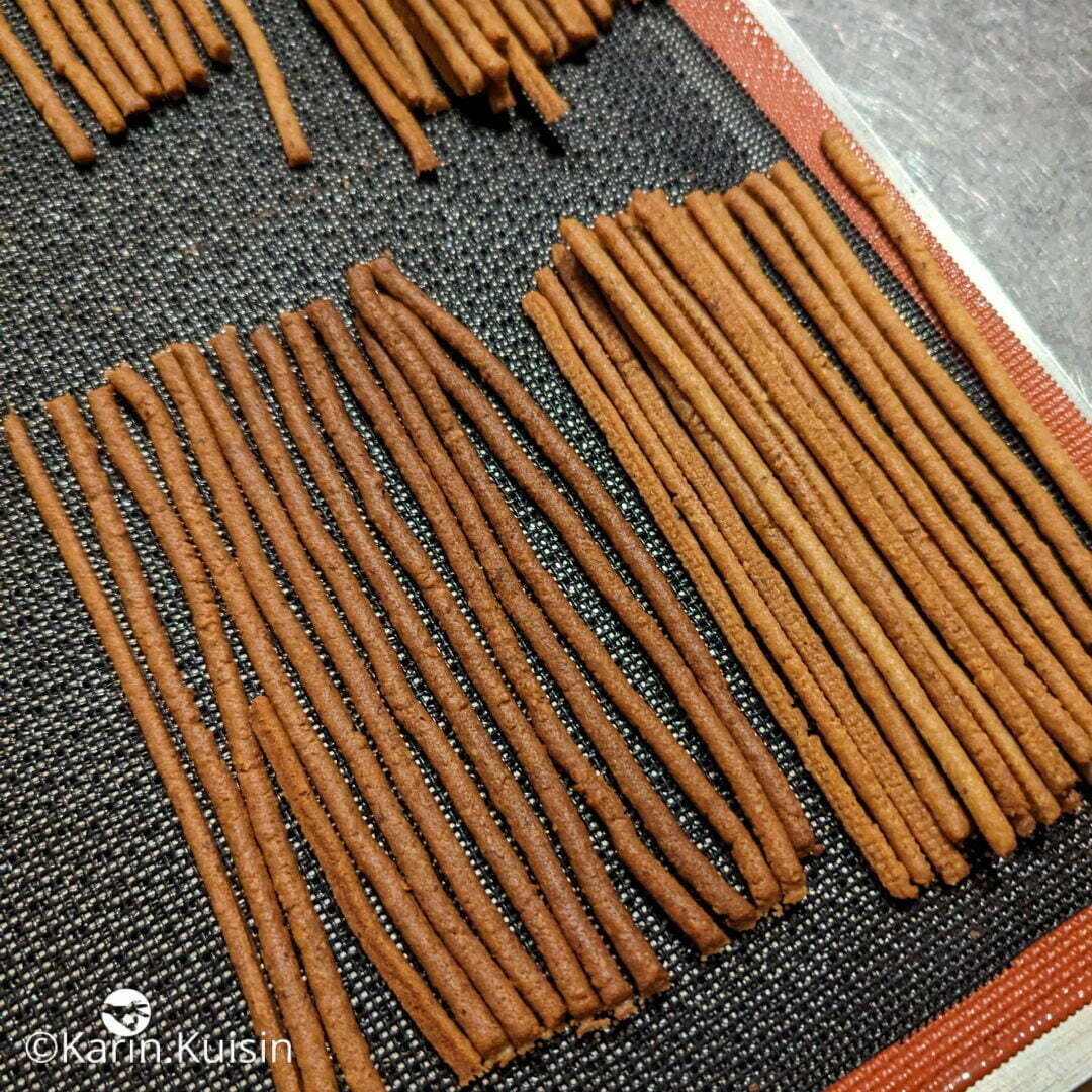 mikado pâte sucrée noisette