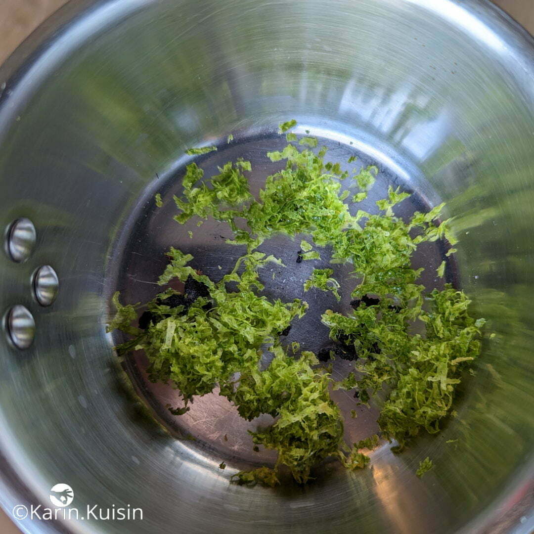 zeste citron vert vanille