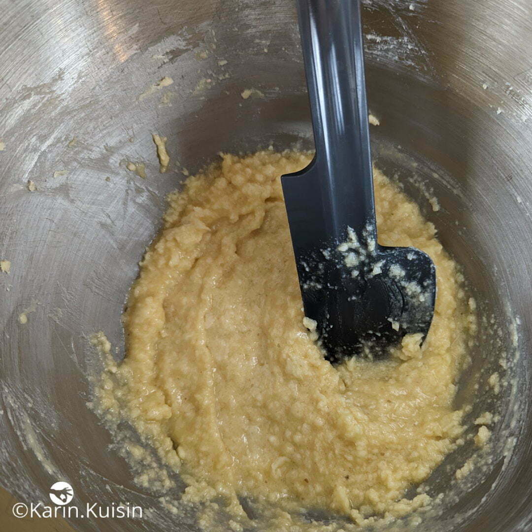 beurre sucre oeuf mélanger