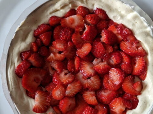 fraisier montage fraises ajouter