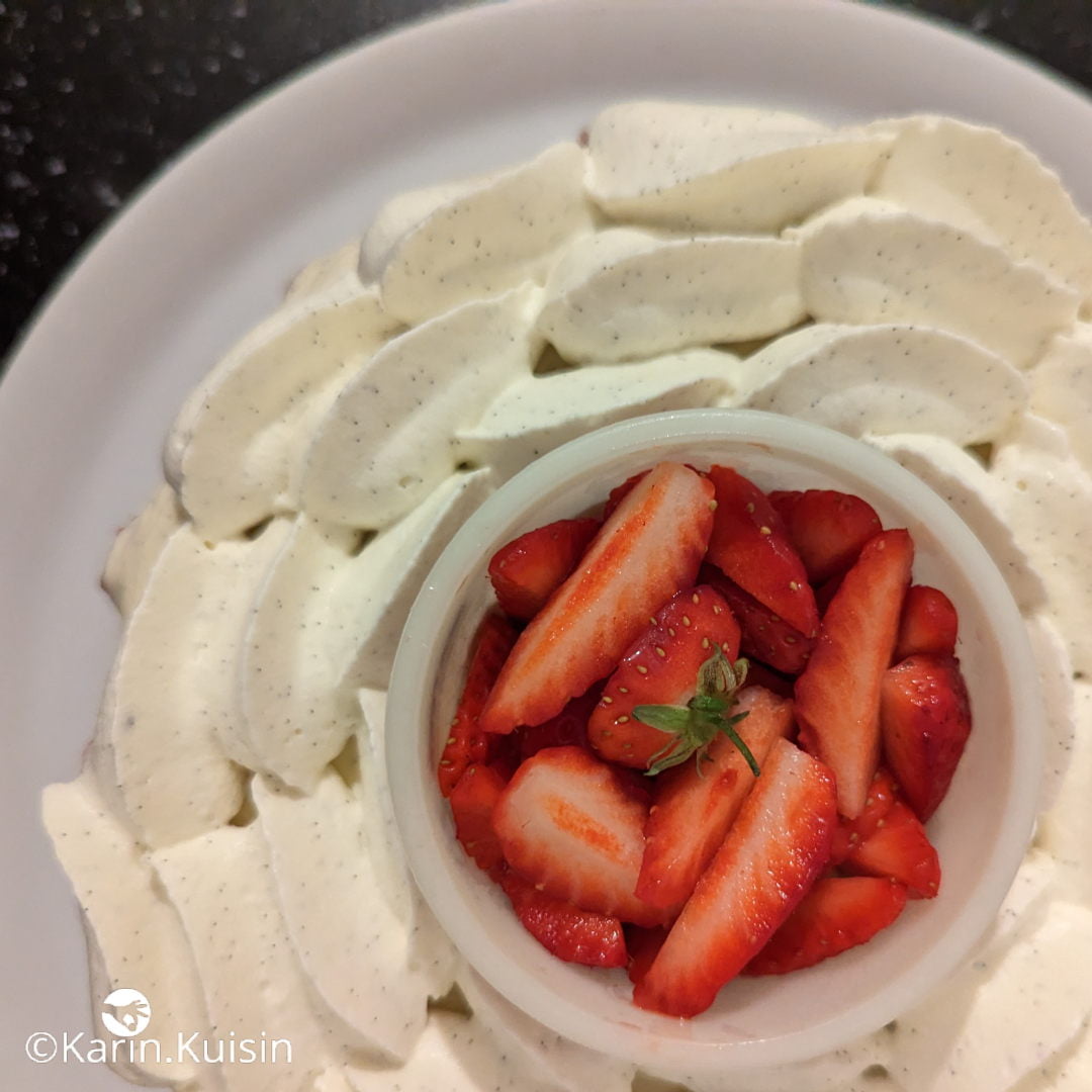 fraisier montage chantilly pocher