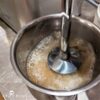 voile gélée rhubarbe mixer
