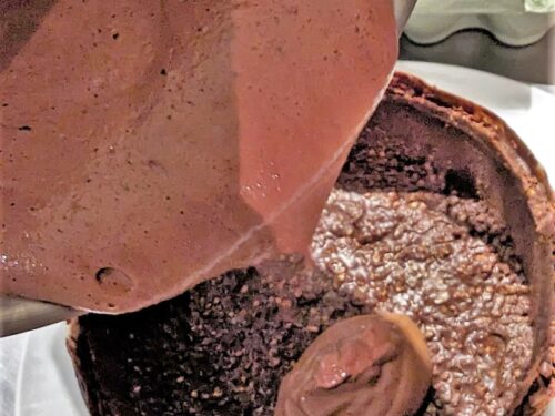mousse chocolat noir cercle couler