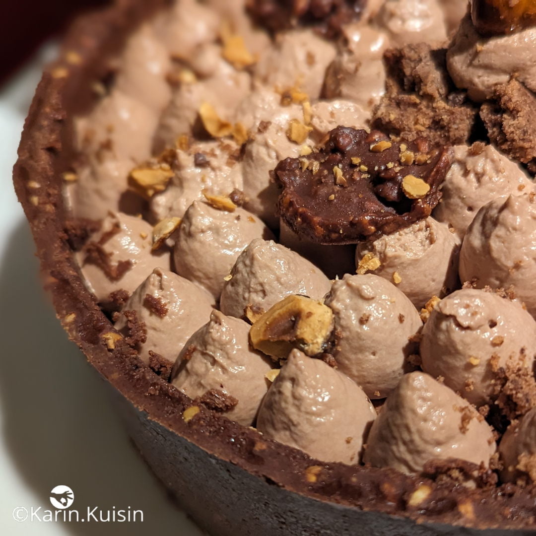 gâteau mousse chocolat croustillant final