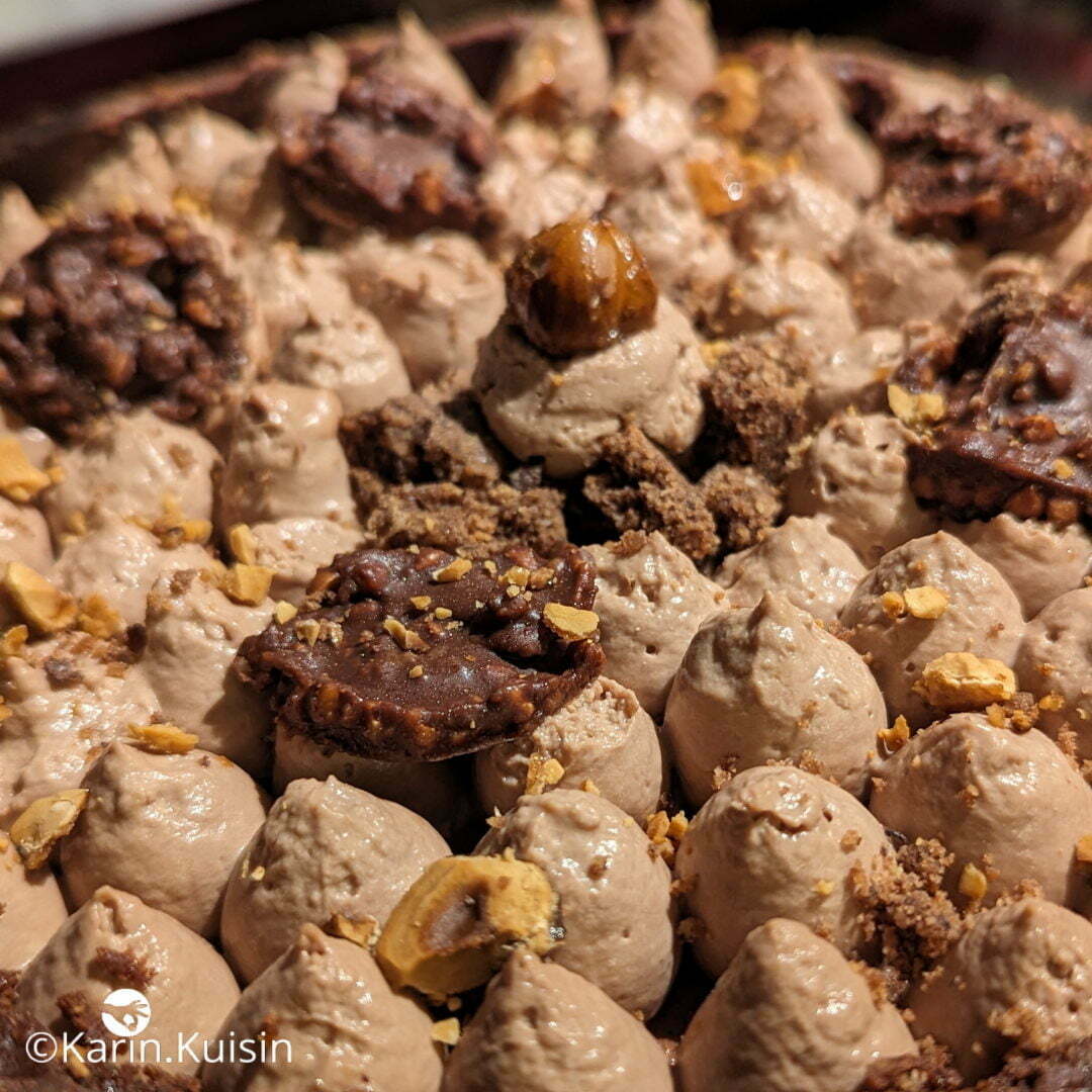 gâteau mousse chocolat croustillant final
