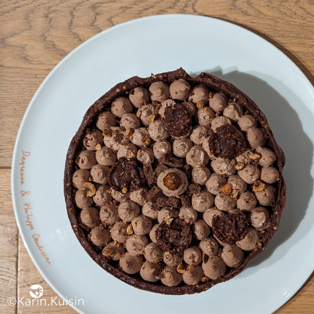 gâteau mousse chocolat croustillant final