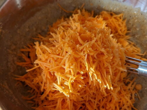 appareil carrot cake carrote ajouter