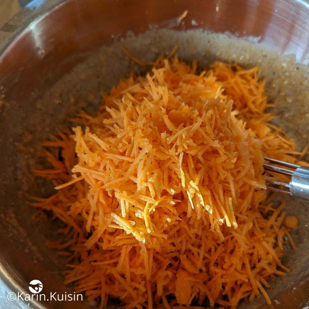 appareil carrot cake carrote ajouter