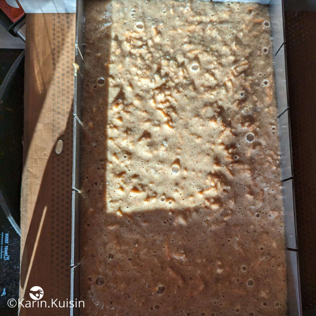 appareil carrot cake cadre