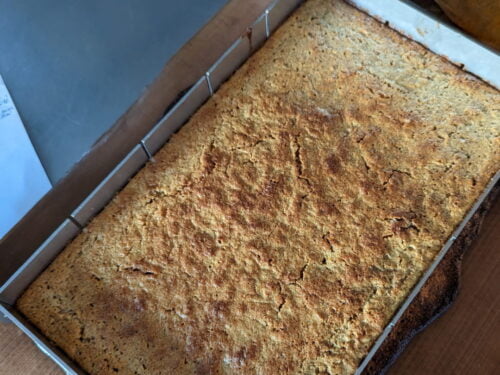 appareil carrot cake cuisson