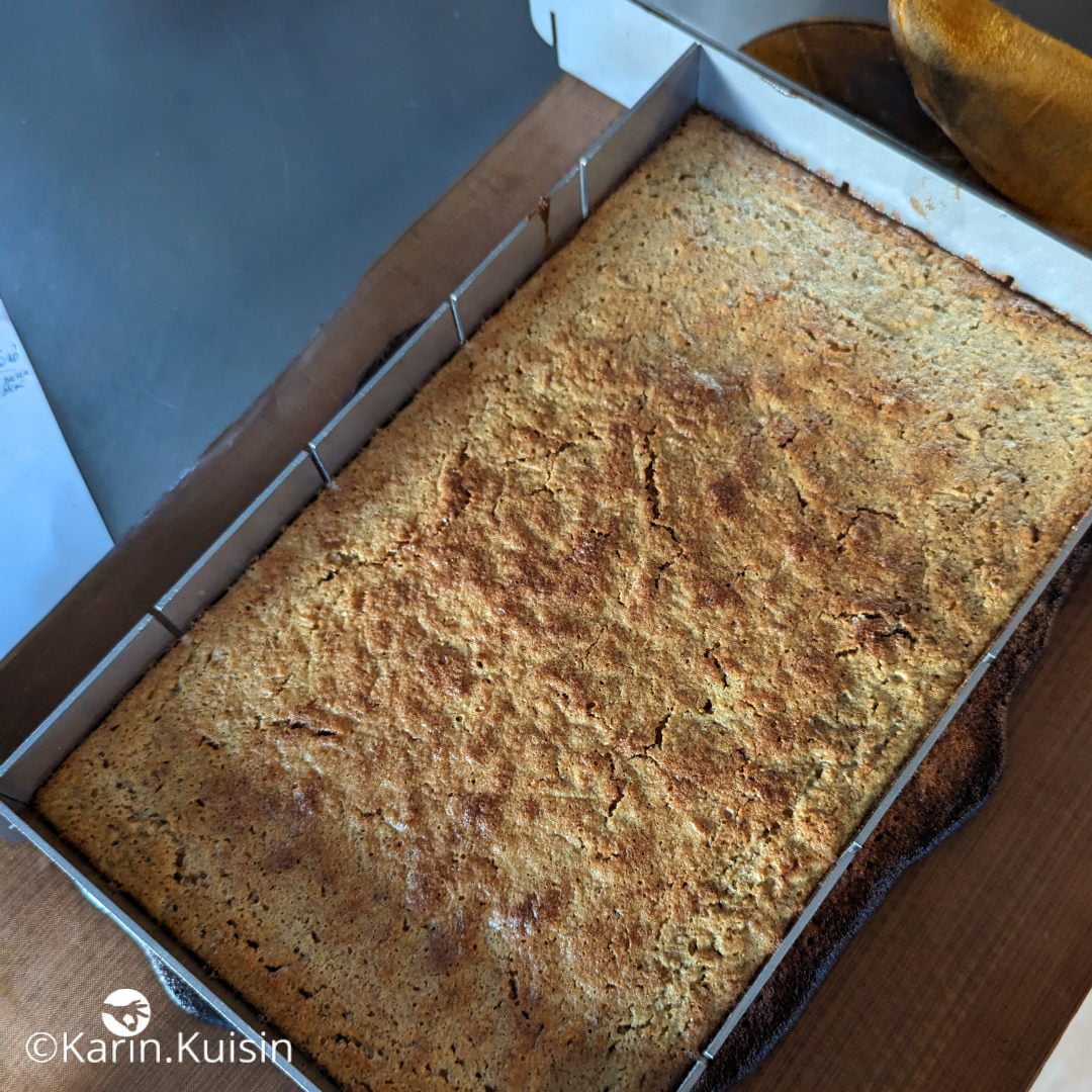 appareil carrot cake cuisson