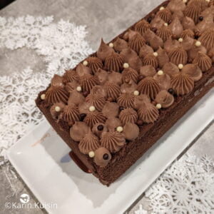 Charlotte au format bûche