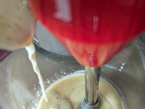 ganache crème verser