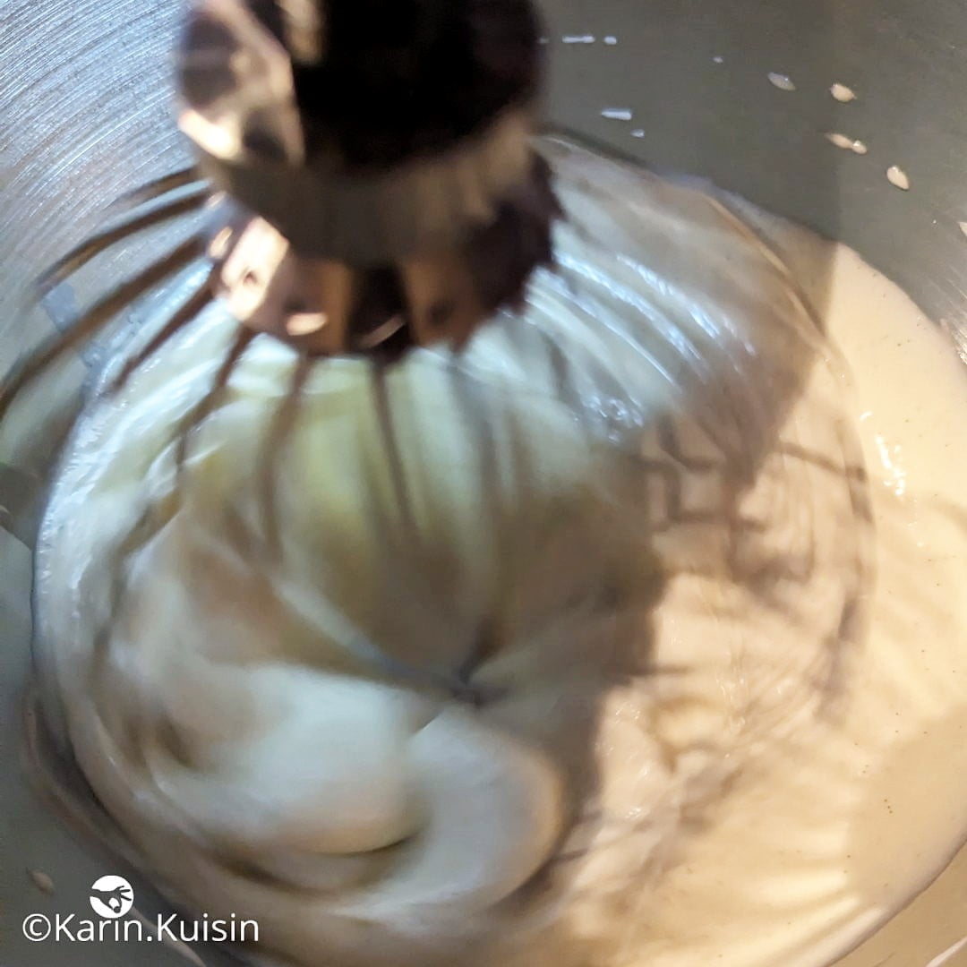 ganache amande fouetter