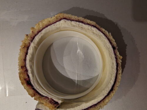 fraisier montage bande cercle enrouler