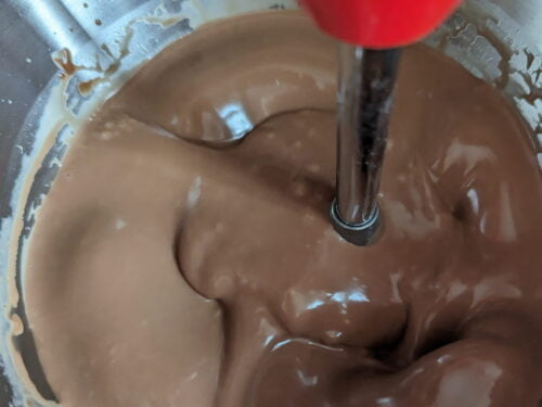 crémeux chocolat mixer