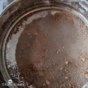 cacao farine tamiser
