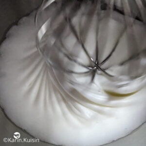 blanc sucre fouetter