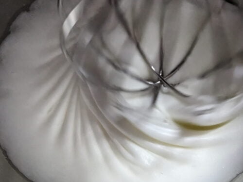 blanc sucre fouetter