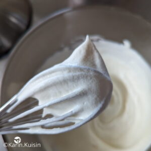 crème fouettée repère