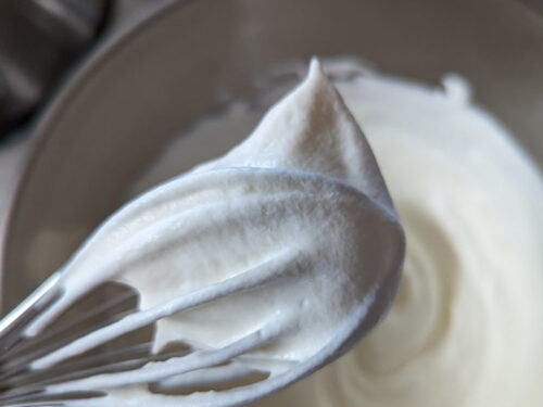 crème fouettée repère