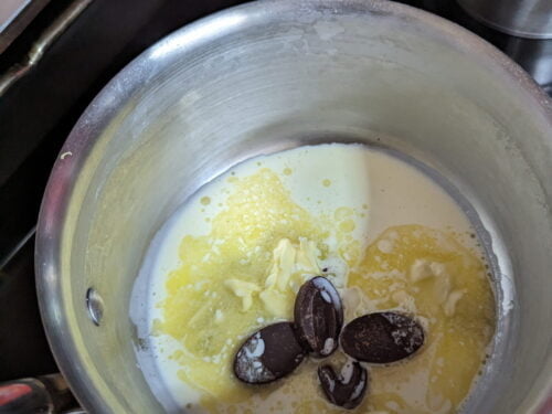 lait beurre chocolat chauffer
