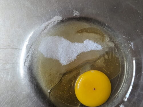 sucre oeuf ajouter