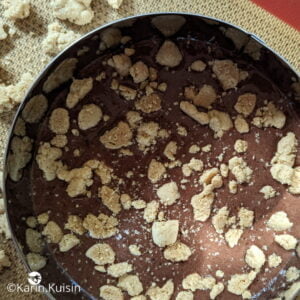 streusel biscuit déposer