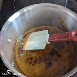 caramel sec cuisson