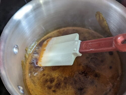 caramel sec cuisson