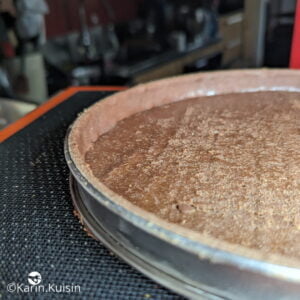 fond de tarte cacao cercle foncer