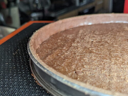 fond de tarte cacao cercle foncer