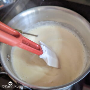 crème cuisson nappe
