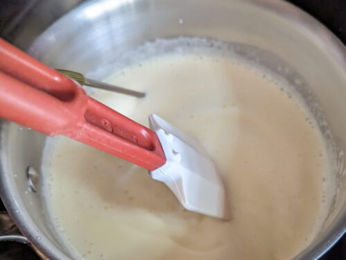 crème cuisson nappe