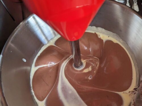 crémeux chocolat mixer