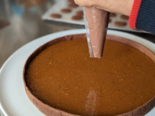 tarte crémeux pocher
