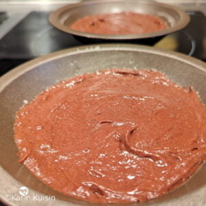 appareil gâteau choclat ramequin verser