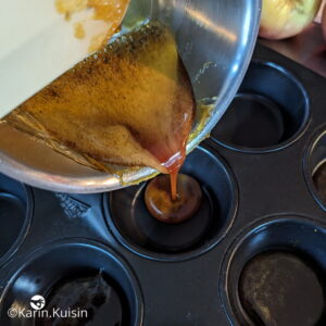 moule caramel verser