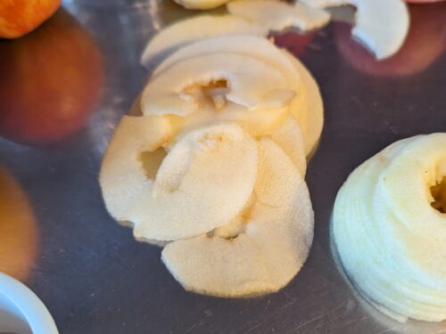 pomme tranche fine