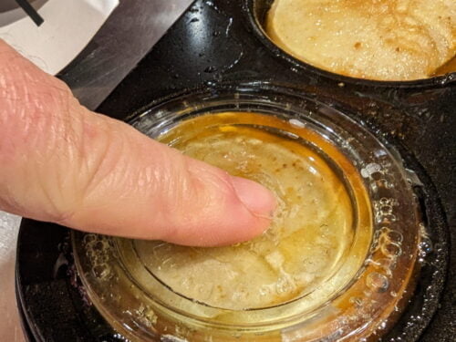 pomme mi-cuisson appuyer