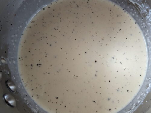 crème masse gélatine mélanger