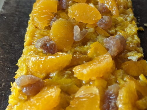 marron mandarine parsemer