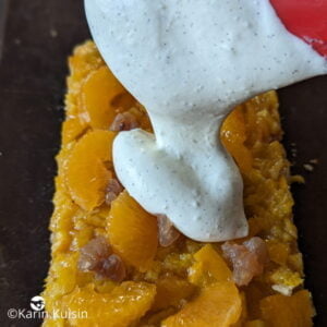 dacquoise mandarine marron chantilly verser