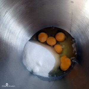 oeuf sucre peser