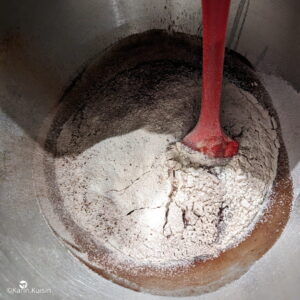 appareil chocolat farine mélanger