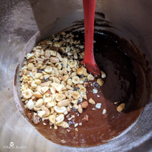 appareil chocolat farine fruit sec ajouter