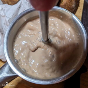 crème chocolat mixer