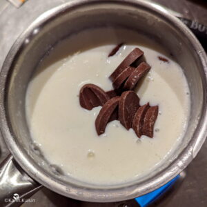 lait fécule chocolat ajouter